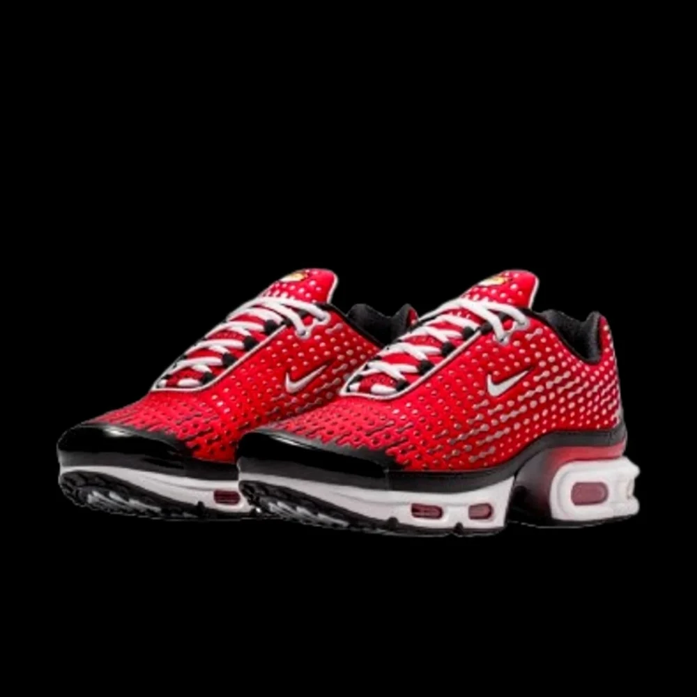 Nike Air Max Plus VII Mens Size 9 University Red Black White Silver